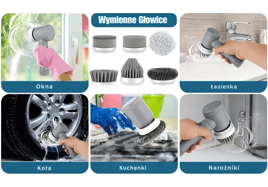 MagicBrush - Elektryczna Szczotka Obrotowa