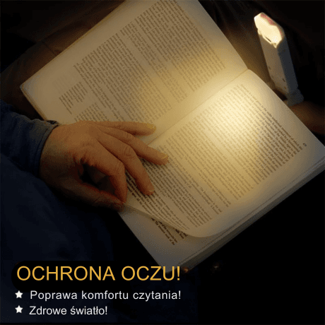 "BookBright" - Bezprzewodowa Lampka Nocna LED do Czytania